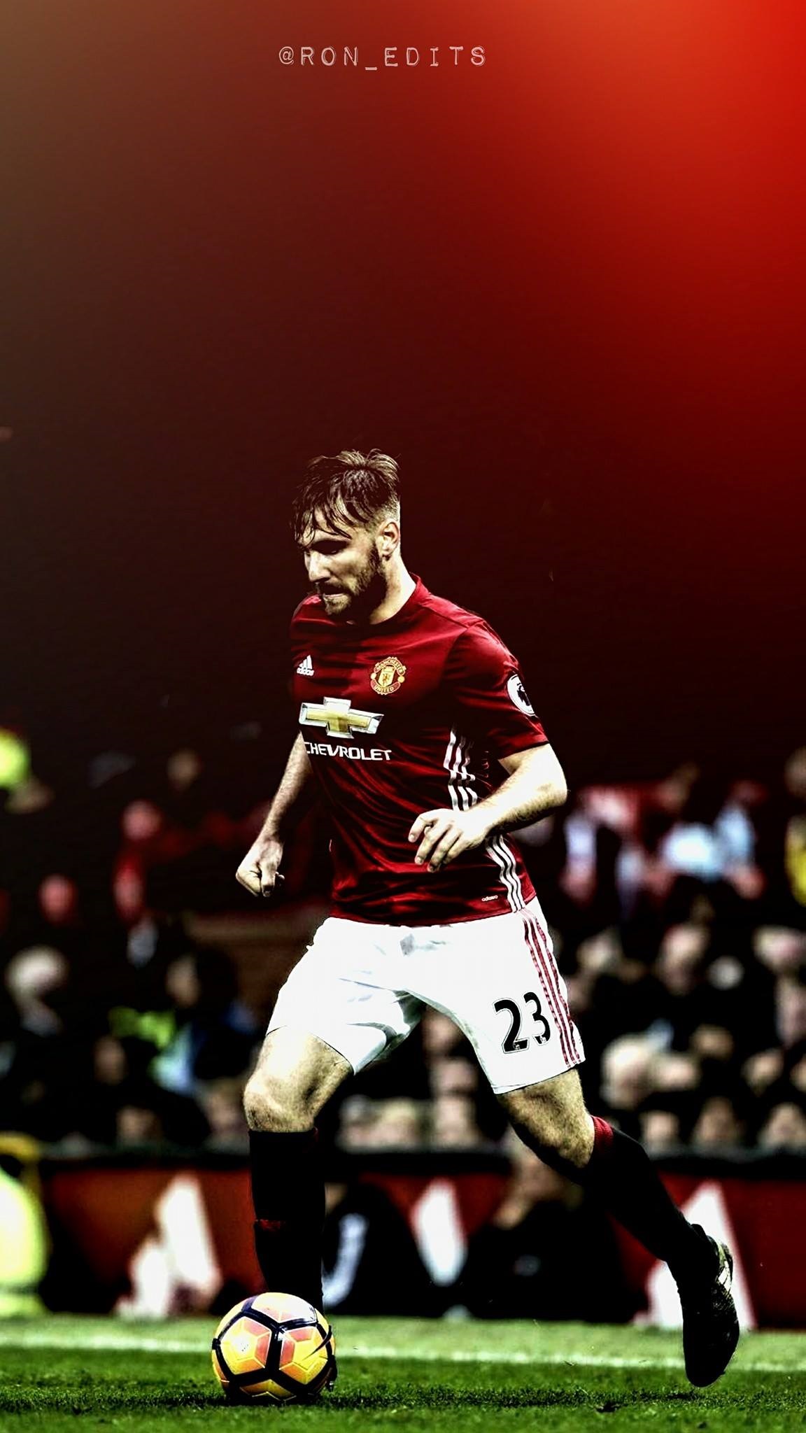 Luke Shaw HD Mobile Wallpapers at Manchester United | Man Utd Core