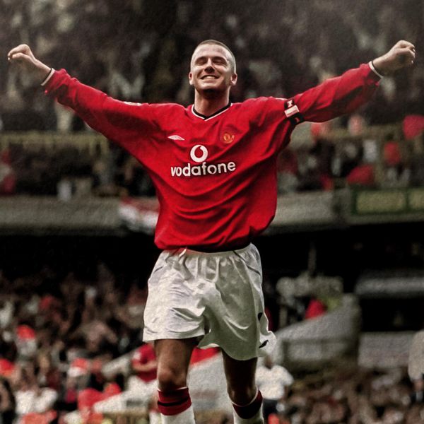 beckham shirt man utd