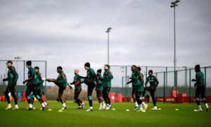 Training session Manchester United